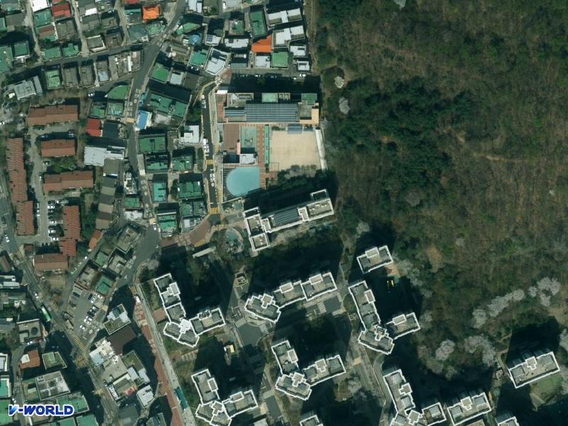 북한산힐스테이트3차 3207동(임대동) 항공사진