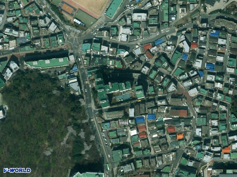 북한산수자인 항공사진