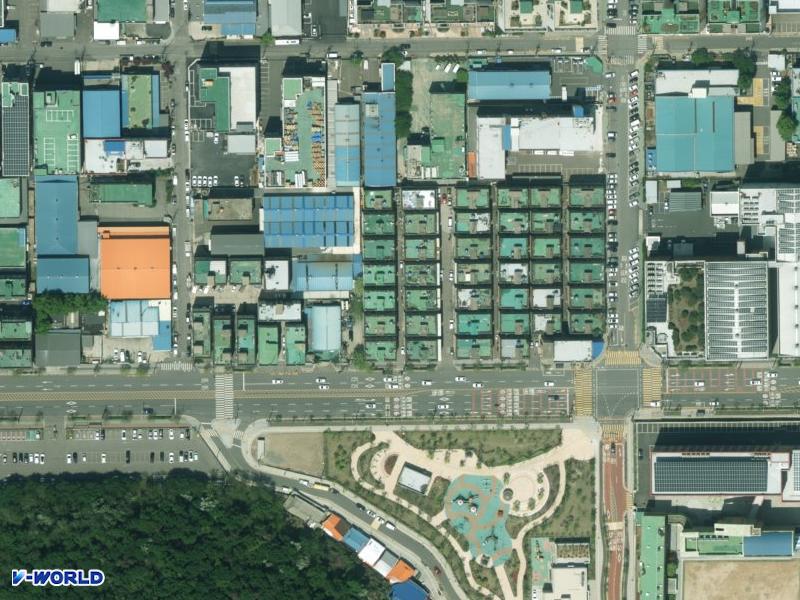 효마을 항공사진