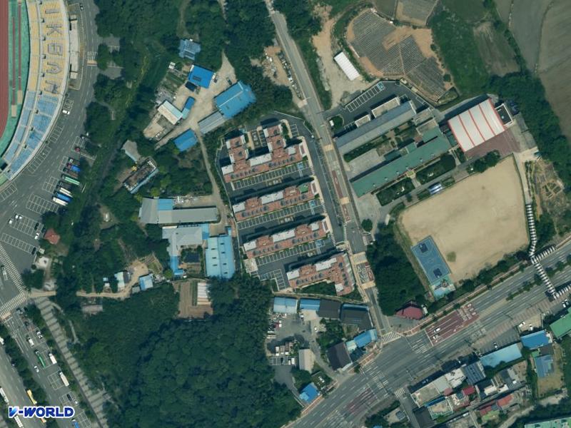 익산피렌채 항공사진
