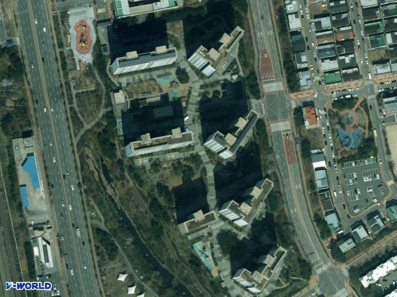 더샵 오산 센트럴 항공사진