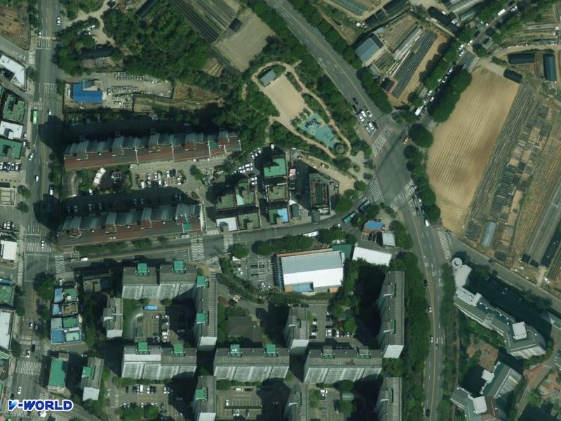 우주패밀리타운 항공사진