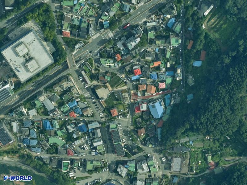 문화동다세대주택 항공사진