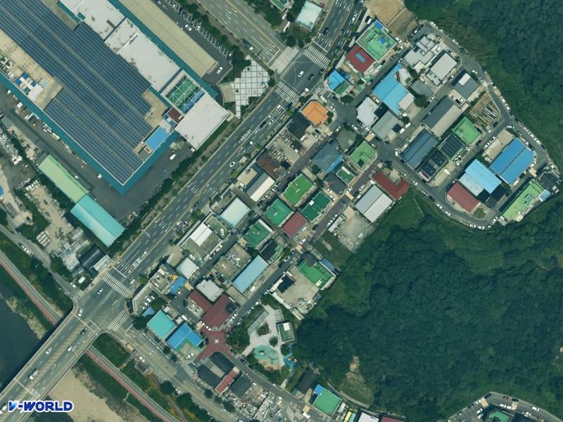 안영동 다세대주택 항공사진