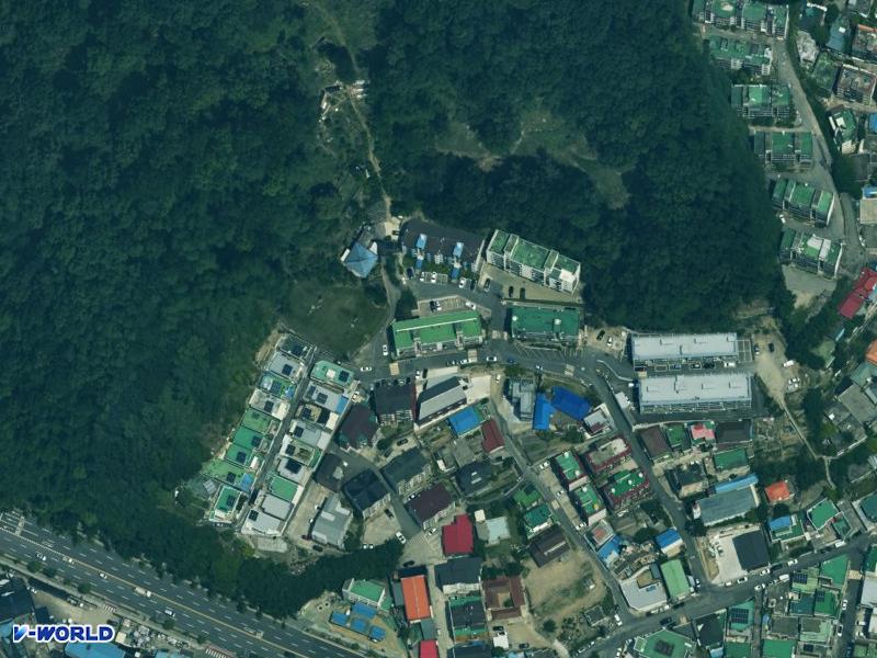 상아연립주택 항공사진