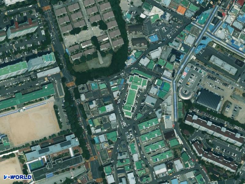수암타워아파트101동 항공사진