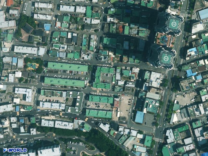 송해 항공사진