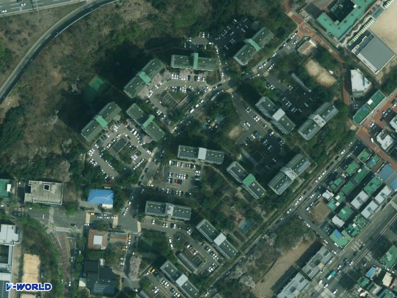 산본매화2단지 항공사진