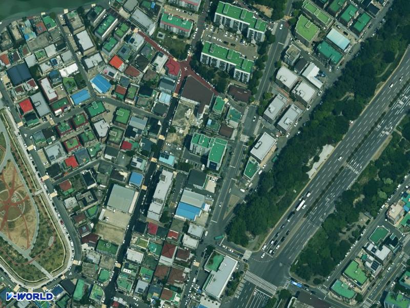 평원 항공사진
