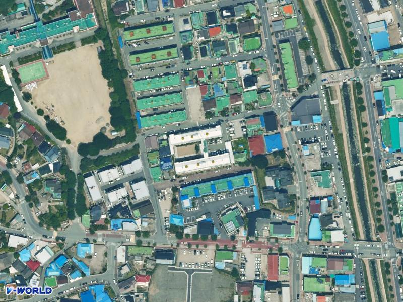 교동 항공사진