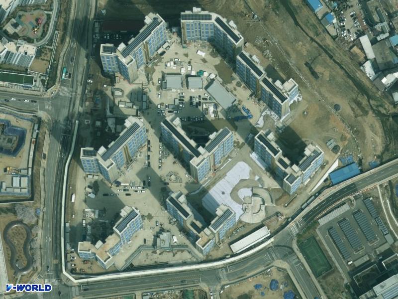 의왕시청역 풍경채어바니티 항공사진
