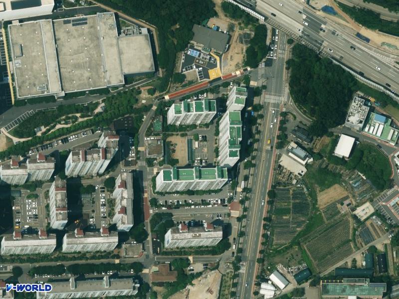 의왕역미주 항공사진