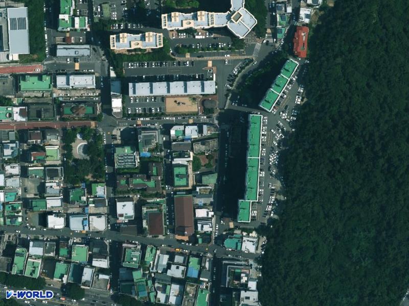 울산지방검찰청독신자숙소 항공사진
