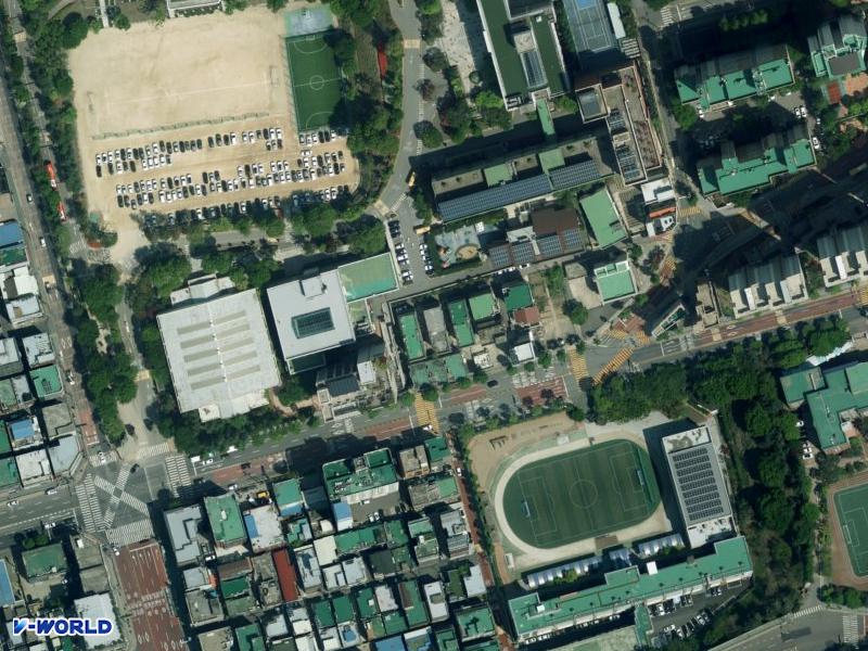 다세대 항공사진