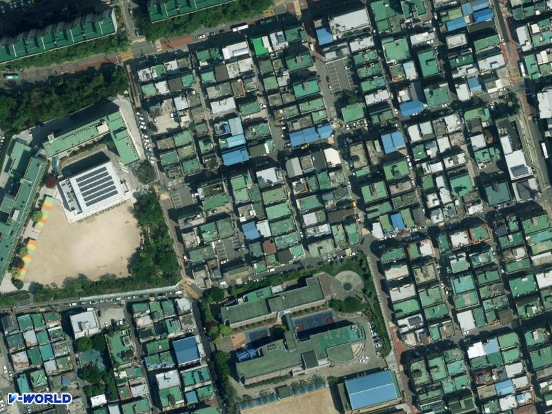 다세대주택 항공사진