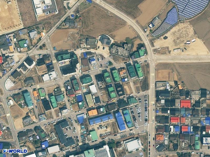 한샘빌라 항공사진