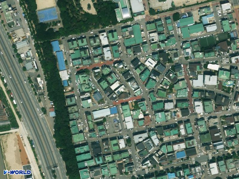 상진빌라 항공사진