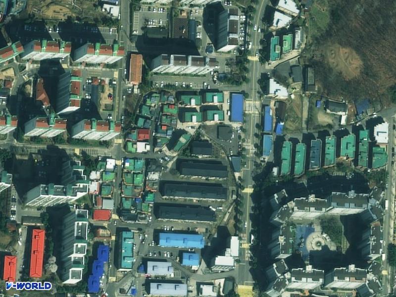노조국민주택 항공사진