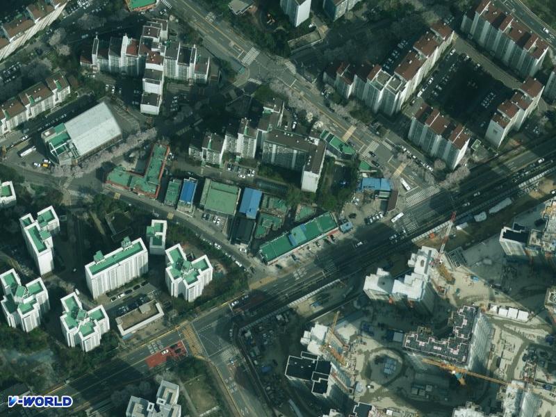 청화다세대 항공사진