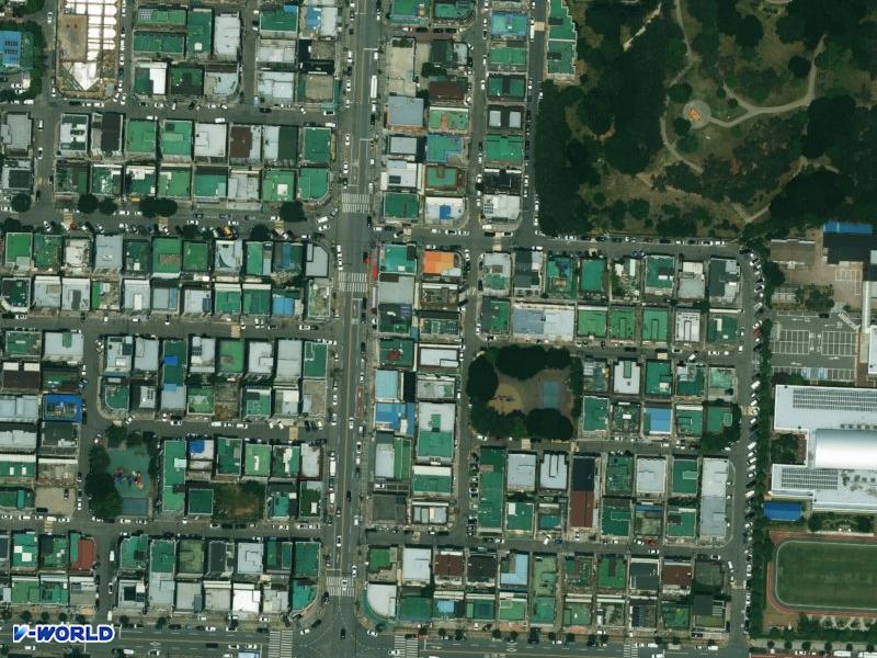 행운주택 항공사진
