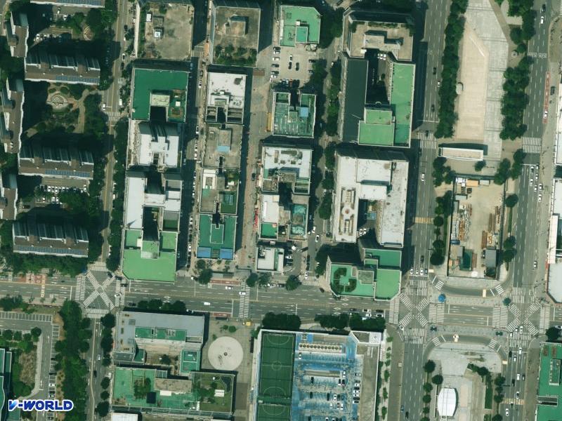 동일프라자 항공사진