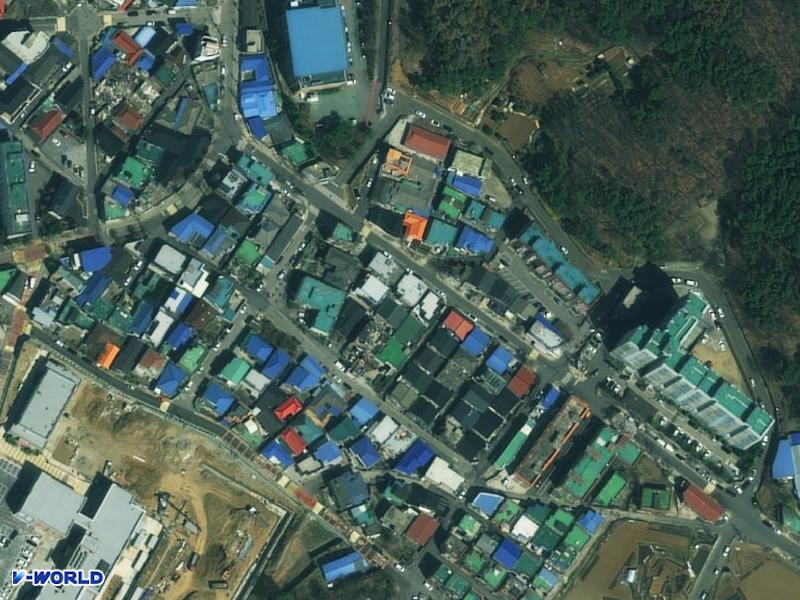 다세대주택 항공사진