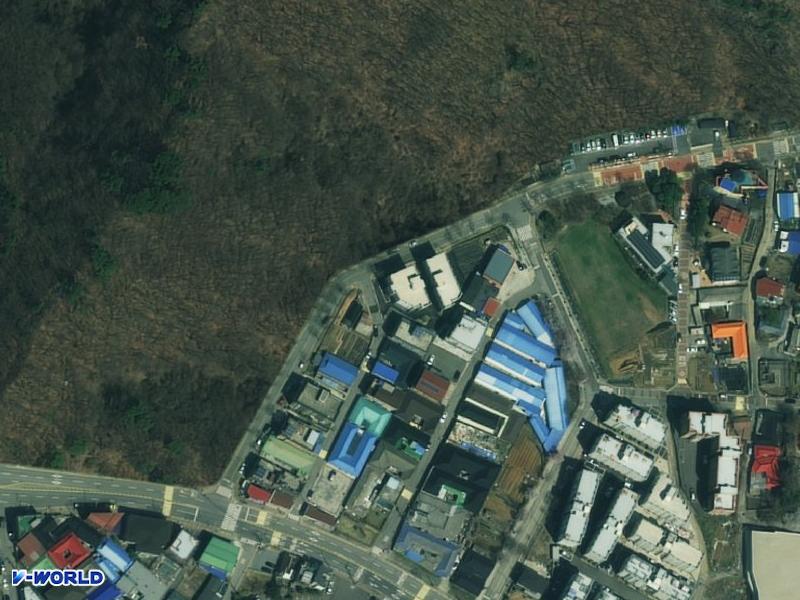 해밀뜨락 1동 항공사진
