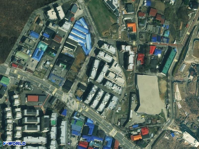 오르비제 빌리지 2캐슬 3동 항공사진