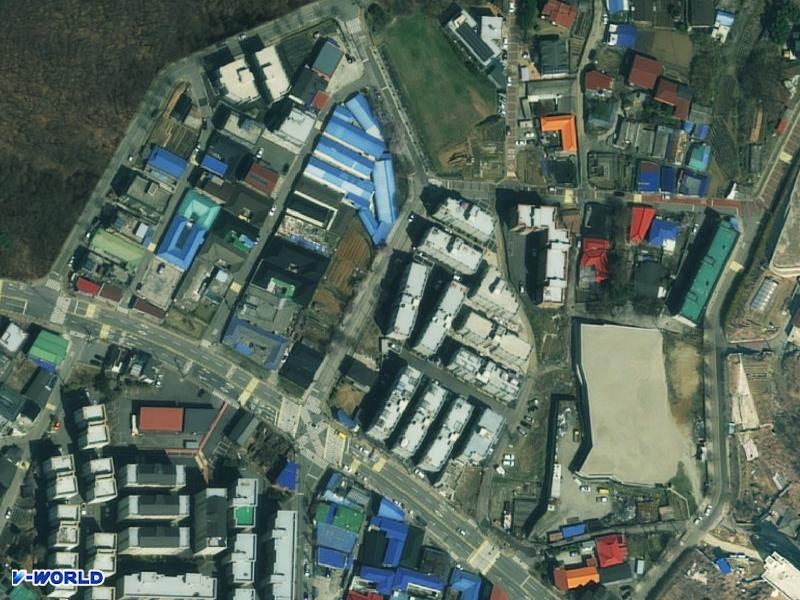 오르비제 빌리지 2캐슬 2동 항공사진