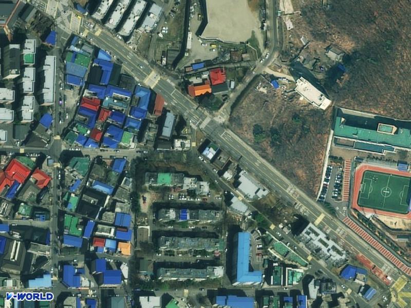 화성다세대주택 항공사진