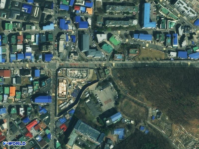한전빌라 항공사진