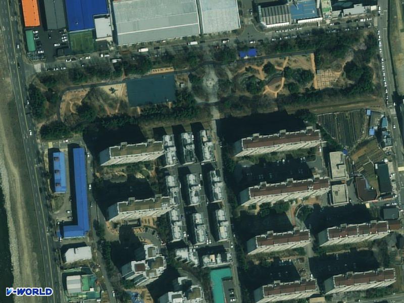 오르팰리스 3캐슬 1동 항공사진