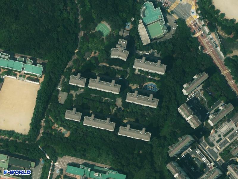 신봉마을자이3차 항공사진