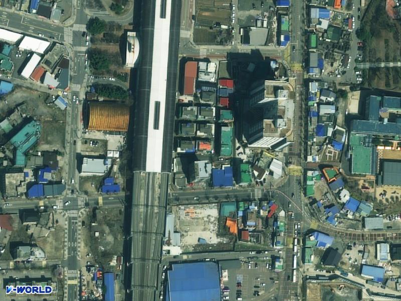 동방다세대주택 항공사진