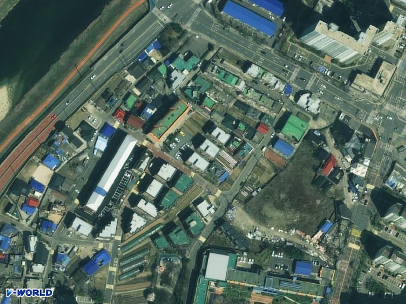 송림빌라 항공사진