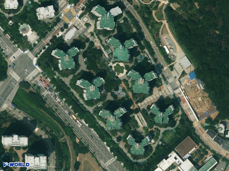 동부센트레빌5단지 항공사진