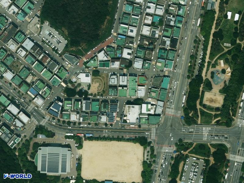 사랑채 항공사진