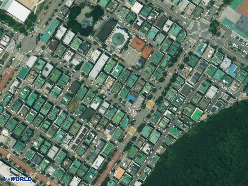 백산빌라 항공사진