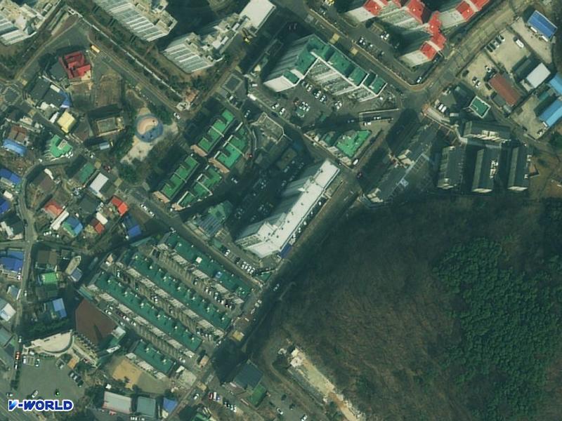 윤창아파트 101동 항공사진