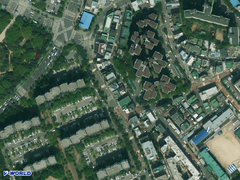 목동주택 항공사진