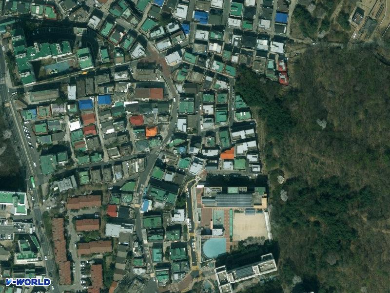 한울채 항공사진