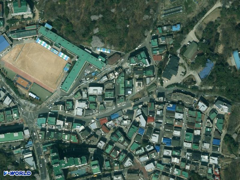 북한산화이트빌 항공사진