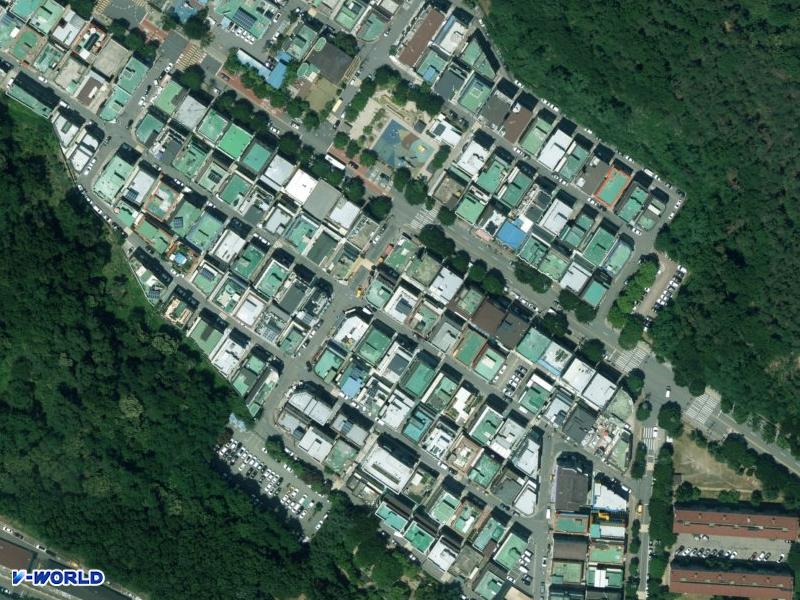 보문하이츠 항공사진