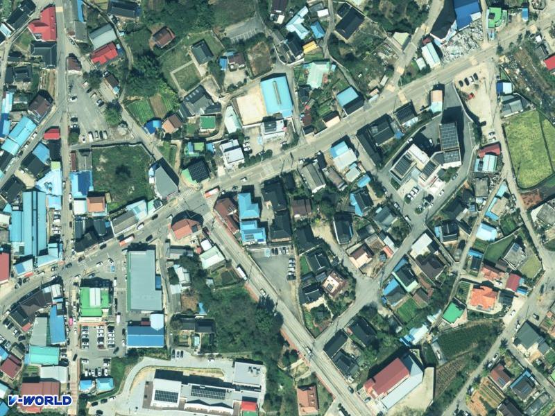 장미다세대주택 항공사진