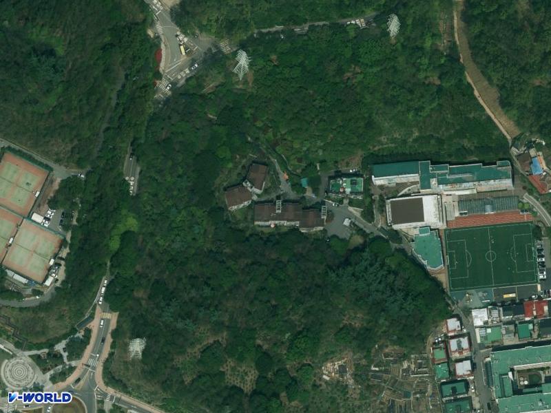 워커힐빌리지 항공사진