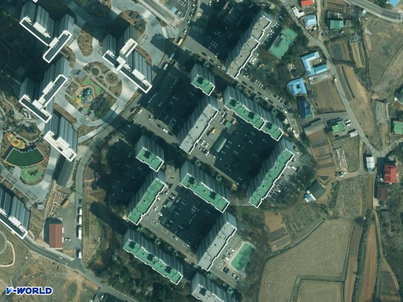 송정그린빌 항공사진