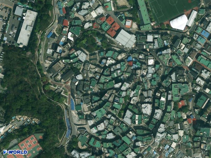 동산 항공사진