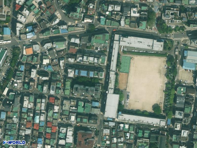 고려아파트(C동) 항공사진