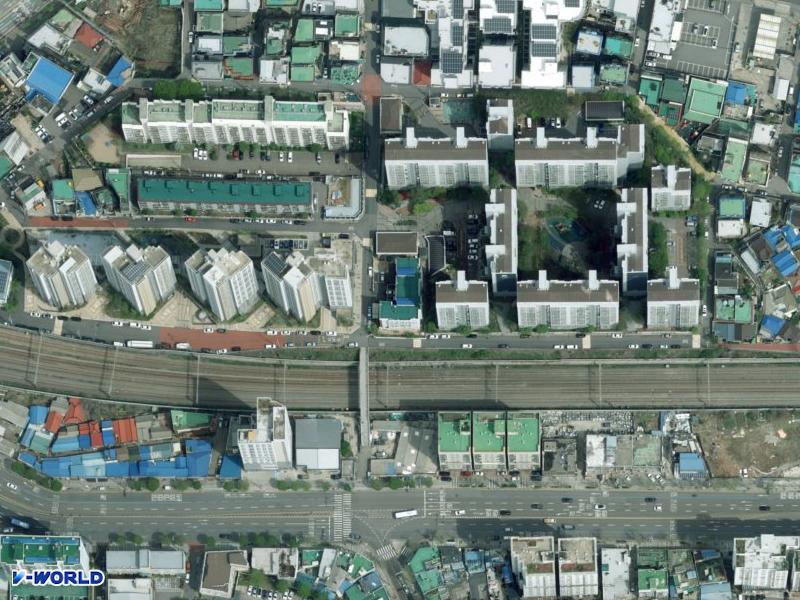 숭의맨숀 항공사진