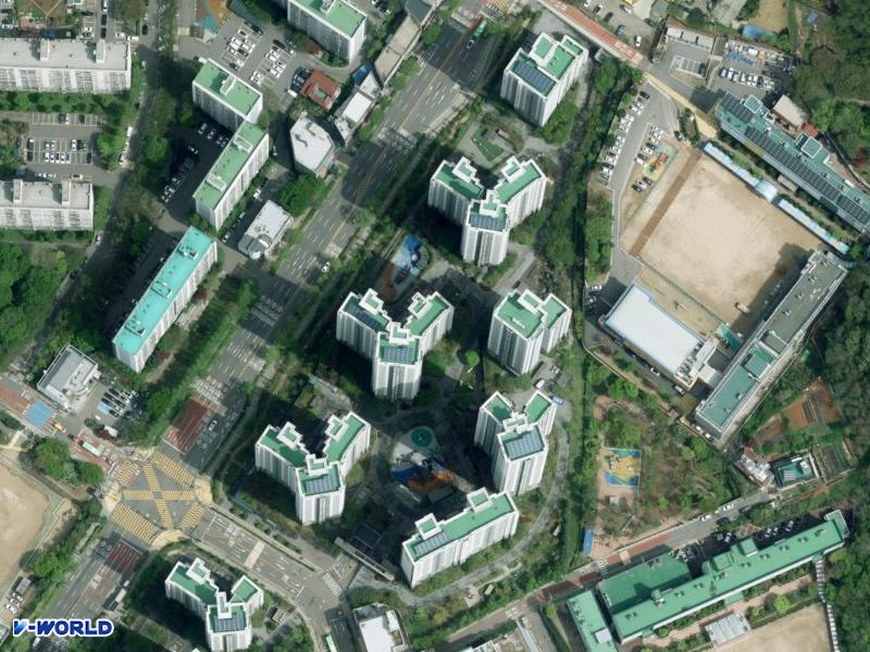 주공2 항공사진